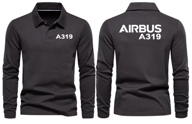 AIRBUS A319 LONG SLEEVE POLO